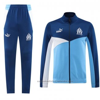 Chandal de Chaqueta del Olympique Marsella 24/25 Azul