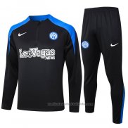 Chandal de Sudadera del Inter Milan 24/25 Negro