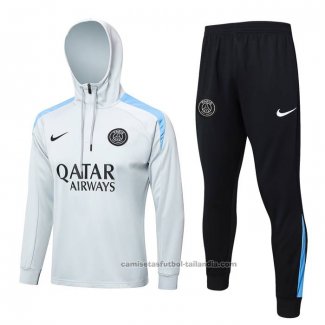 Chandal de Sudadera del Paris Saint-Germain 24/25 Gris