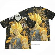 Tailandia Camiseta Japon Anime Dragon Ball 24/25 Negro