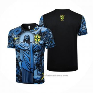 Camiseta de Entrenamiento Brasil Jesus 24/25 Azul