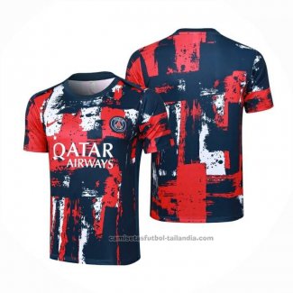 Camiseta de Entrenamiento Paris Saint-Germain 24/25 Azul y Rojo