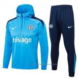 Chandal de Sudadera del Chelsea 24/25 Azul