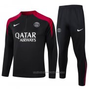 Chandal de Sudadera del Paris Saint-Germain 24/25 Negro