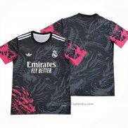 Tailandia Camiseta Real Madrid Dragon 24/25 Negro Rojo