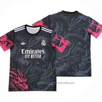 Tailandia Camiseta Real Madrid Dragon 24/25 Negro Rojo