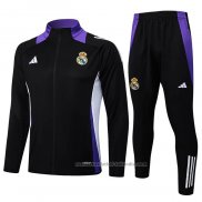 Chandal de Chaqueta del Real Madrid Nino 24/25 Negro