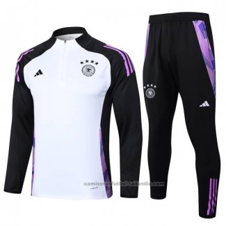 Chandal de Sudadera del Alemania 24/25 Blanco