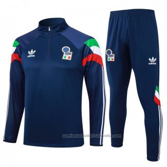 Chandal de Sudadera del Italia 24/25 Azul