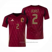 Camiseta Belgica Jugador Debast 1ª 2024