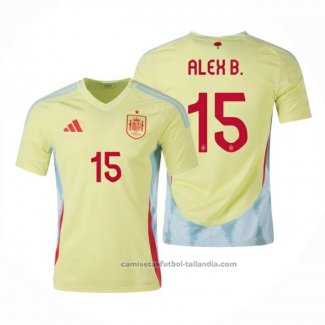 Camiseta Espana Jugador Alex B. 2ª 2024