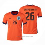 Camiseta Paises Bajos Jugador Gravenberch 1ª 24/25