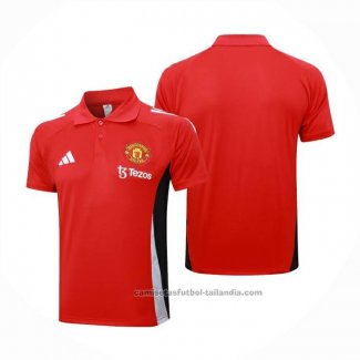 Camiseta Polo del Manchester United 24/25 Rojo