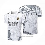 Camiseta de Entrenamiento Real Madrid Dragon 24/25 Blanco