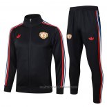 Chandal de Chaqueta del Manchester United Nino 24/25 Negro