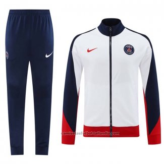 Chandal de Chaqueta del Paris Saint-Germain 24/25 Blanco