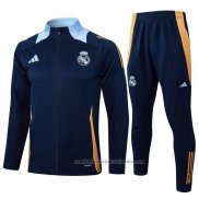 Chandal de Chaqueta del Real Madrid 24/25 Azul Oscuro