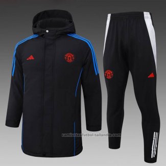 Chandal de Invierno del Manchester United 24/25 Negro