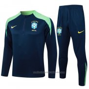 Chandal de Sudadera del Brasil 24/25 Azul