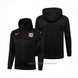 Chaqueta con Capucha del Barcelona 24/25 Negro