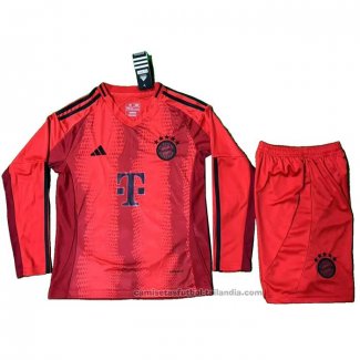 Camiseta Bayern Munich 1ª Manga Larga Nino 24/25