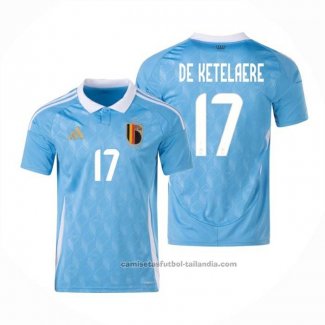 Camiseta Belgica Jugador De Ketelaere 2ª 2024