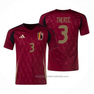 Camiseta Belgica Jugador Theate 1ª 2024