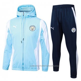 Chandal de Rompevientos del Manchester City 24/25 Azul