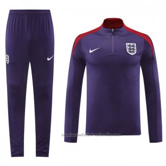 Chandal de Sudadera del Inglaterra 24/25 Purpura