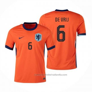 Camiseta Paises Bajos Jugador De Vrij 1ª 24/25