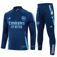 Chandal de Sudadera del Arsenal Nino 24/25 Azul