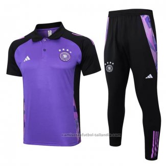 Conjunto Polo del Alemania 24/25 Purpura