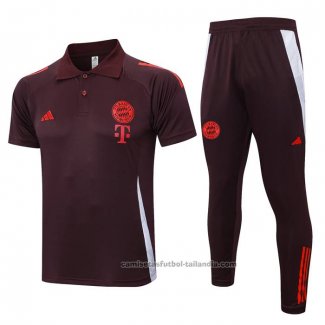 Conjunto Polo del Bayern Munich 24/25 Rojo