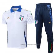 Conjunto Polo del Italia 24/25 Blanco