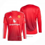 Camiseta Manchester United 1ª Manga Larga 24/25