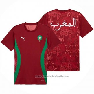 Camiseta Pre Partido del Marruecos 2024 Rojo