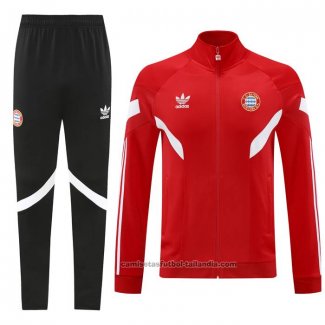 Chandal de Chaqueta del Bayern Munich 24/25 Rojo Blanco