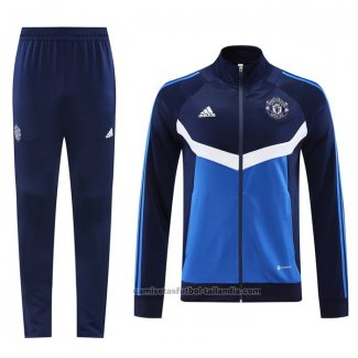 Chandal de Chaqueta del Manchester United 24/25 Azul