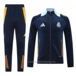 Chandal de Chaqueta del Real Madrid 24/25 Azul Oscuro