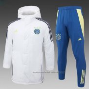 Chandal de Invierno del Ajax 24/25 Blanco