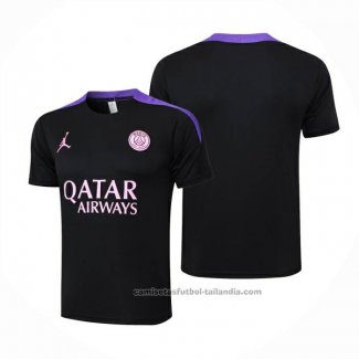 Camiseta de Entrenamiento Paris Saint-Germain Jordan 24/25 Negro