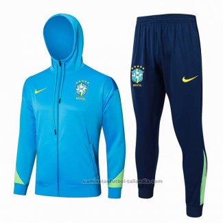 Chandal con Capucha del Brasil 24/25 Azul