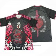 Tailandia Camiseta Japon Dragon 24/25 Negro y Rosa