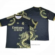 Tailandia Camiseta Real Madrid Dragon 24/25 Negro Oro