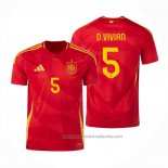 Camiseta Espana Jugador D.Vivian 1ª 2024