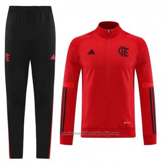 Chandal de Chaqueta del Flamengo 23/24 Rojo