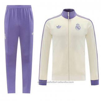 Chandal de Chaqueta del Real Madrid 24/25 Amarillo