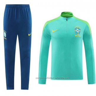 Chandal de Sudadera del Brasil 24/25 Verde