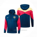 Chaqueta con Capucha del Barcelona 24/25 Azul