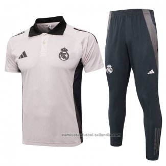 Conjunto Polo del Real Madrid 24/25 Rosa Claro